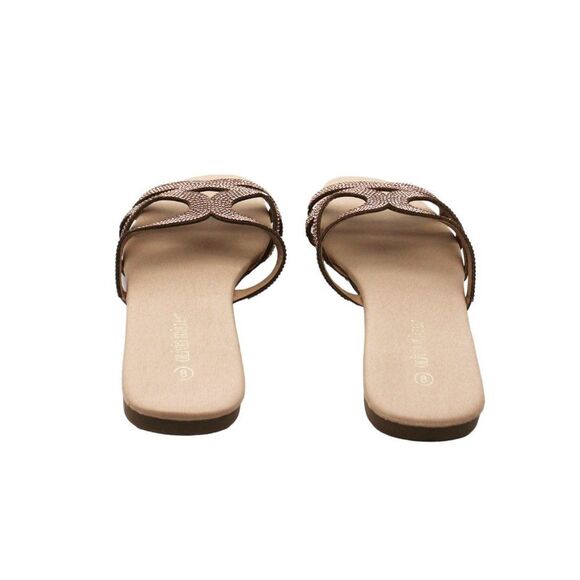 Olivia Miller Womens Falerna Strappy Slide Flat Sandals - Picture 7 of 7